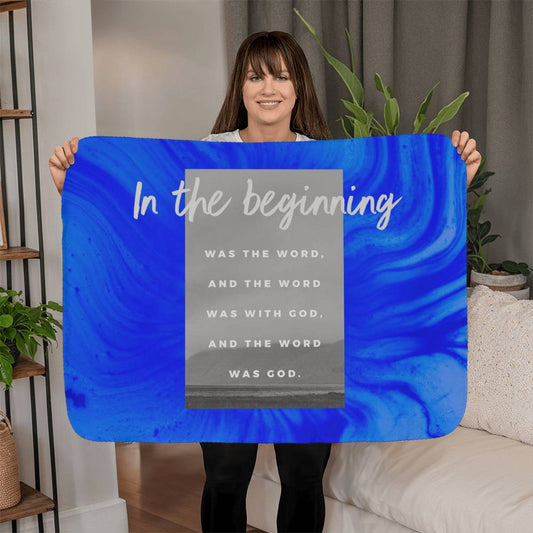 In the Beginning Sherpa Fleece