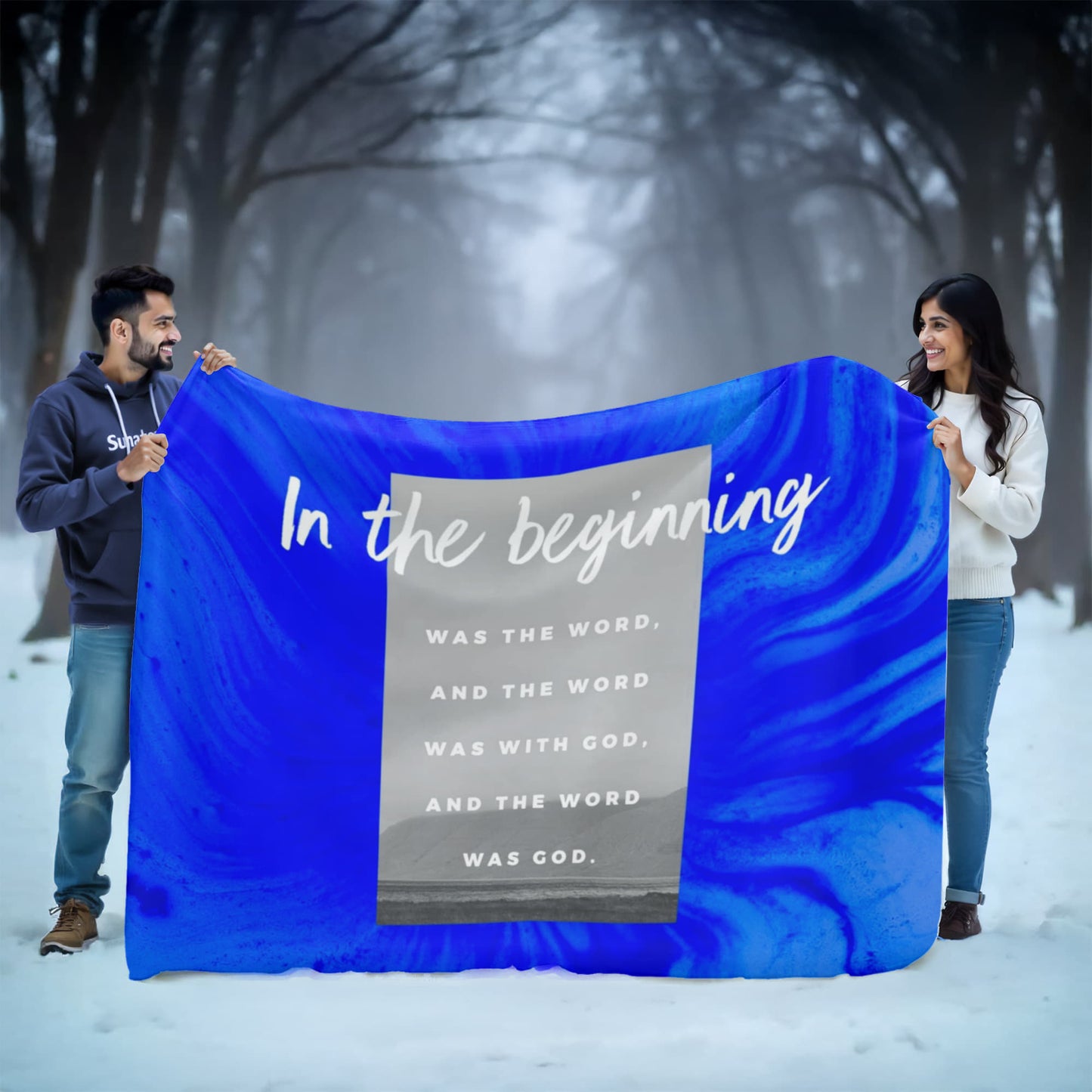 In the Beginning Sherpa Fleece